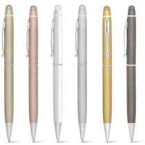 Julie bolígrafo metálico con función táctil azul