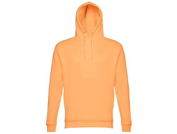 Sudadera unisex con capucha phoenix en algodón y poliéster Naranja coral detalle 14