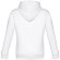 Sudadera infantil con capucha phoenix kids en algodón y poliéster Blanco detalle 3