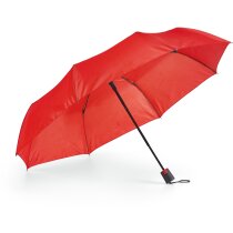 Paraguas plegable básico personalizado rojo Paraguas plegable básico personalizado rojo