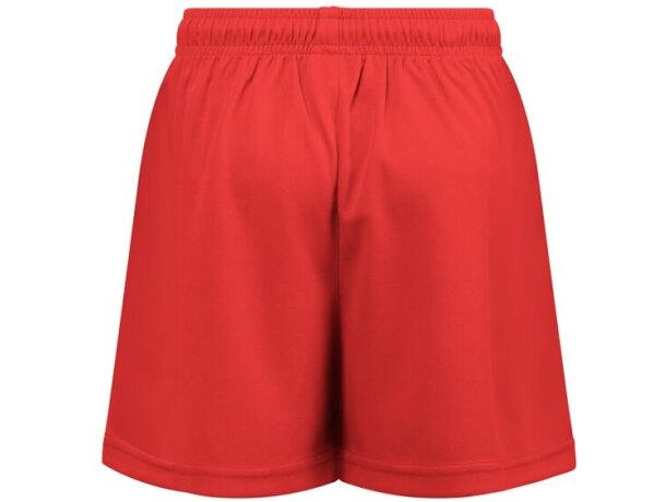 Pantalón corto deportivo infantil Match Kids poliéster reciclado Rojo detalle 8