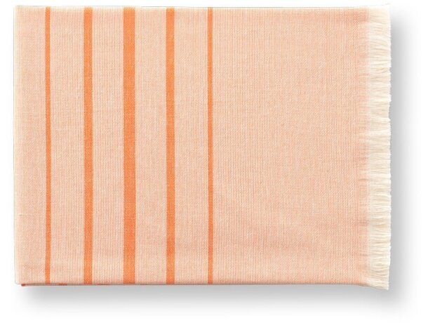 Toalla de playa personalizada algodón reciclado 100 x 180 cm Hi!dea Caplan Naranja detalle 4