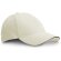 Gorra con hebilla de metal en algodón blanca