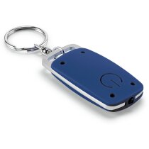 Llavero con linterna de abs y aluminio personalizado azul Llavero con linterna de abs y aluminio personalizado azul