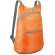 Mochila Barcelona plegable con bolsillo frontal con logo naranja