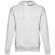 Sudadera unisex con capucha phoenix en algodón y poliéster Blanco matizado detalle 4
