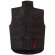 Chaleco acolchado bicolor multibolsillos unisex VL Nergal Negro/Rojo
