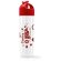 Botella Conley para deportistas con tapón de color a elegir Rojo detalle 1