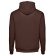Sudadera unisex con capucha phoenix en algodón y poliéster Castaño oscuro detalle 62