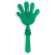 Aplaudidores Clappy con forma de mano Verde detalle 3