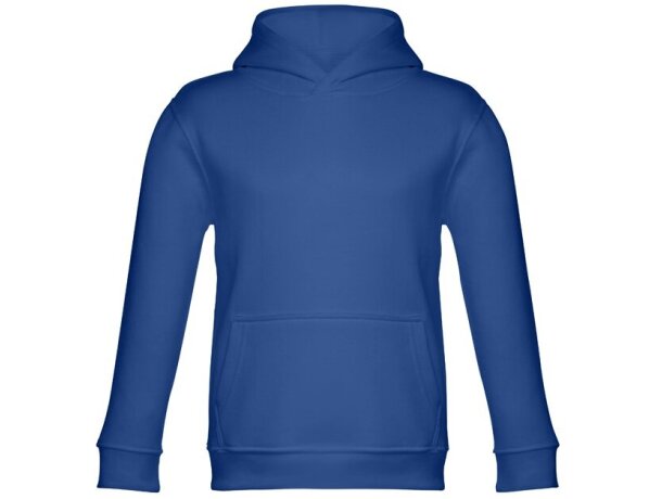 Sudadera Phoenix Kids con capucha para niños, algodón y poliéster Azul royal detalle 15