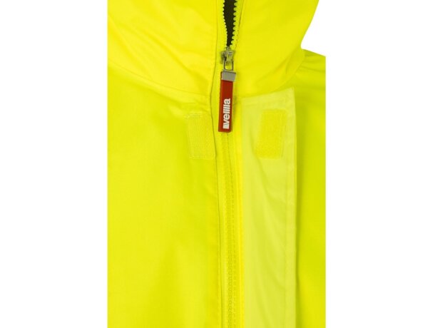 Parka bicolor themis large alta visibilidad reflectante Verde/Amarillo detalle 9