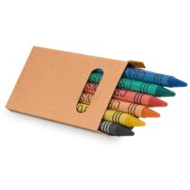 Lápices cera colores personalizado ventana
