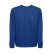 Sudadera unisex Colombo de algodón y poliéster, 240 g/m² Azul royal detalle 21