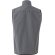 Chaleco soft shell Varuna con forro polar y cremallera invertida Gris detalle 6
