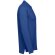Polo Bern de manga larga en algodón 210 g/m² para hombre Azul royal detalle 18