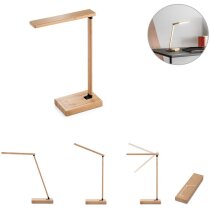 Lámpara Morey bambú plegable carga inalámbrica 15w empresas