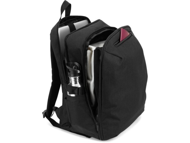 Mochila udine 25l portátil 16 pulgadas poliéster reciclado Negro detalle 8