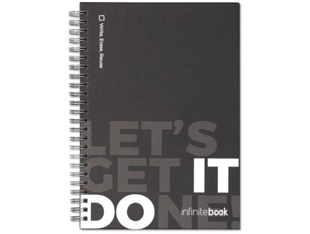 Kit Infinitebook con tapa dura y bloc reutilizable Negro detalle 6