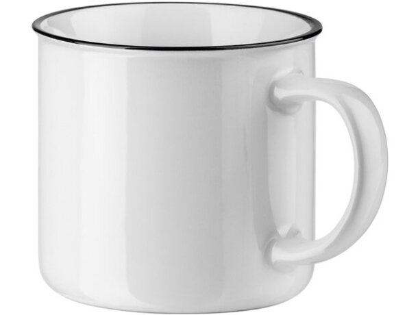 Taza Vernon White de cerámica de 360 ??ml detalle 1