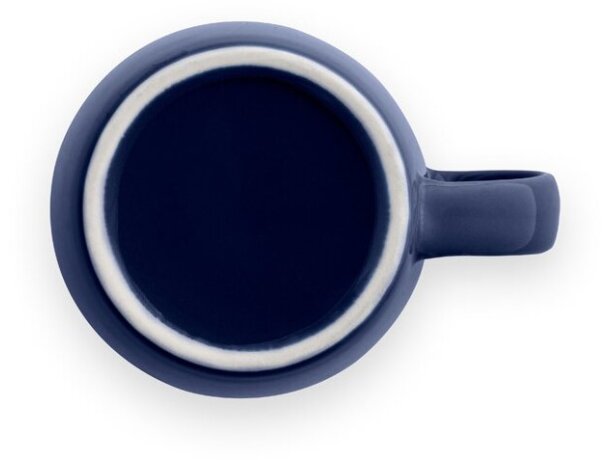 Taza Comander de ceramica para café de 370 ml Azul marino detalle 3