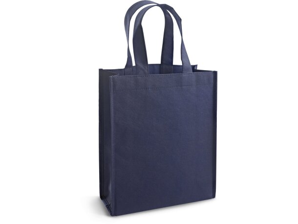 Bolsa reutilizable con asas de 30 cm azul