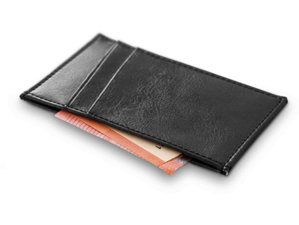 Porta tarjetas sencillo de piel personalizado Porta tarjetas sencillo de piel personalizado