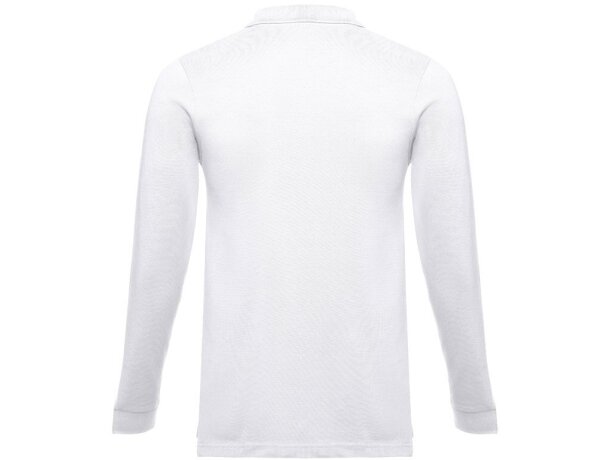 Polo manga larga Bern algodón 210 g/m² talla 3xl blanco Blanco detalle 2