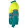 Sudadera bicolor alta visibilidad VL Thor poliéster 300 g/m² Verde/Amarillo detalle 8