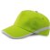 Gorra con detalles reflectantes para eventos deportivos personalizada verde claro