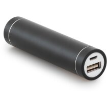 Batería portátil de 2200 mAh personalizada negra Batería portátil de 2200 mAh personalizada negra