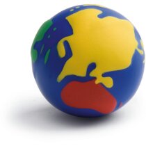 Antiestrés con forma de bola del mundo personalizado Antiestrés con forma de bola del mundo personalizado