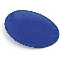 Frisbee plegable con funda azul grabado