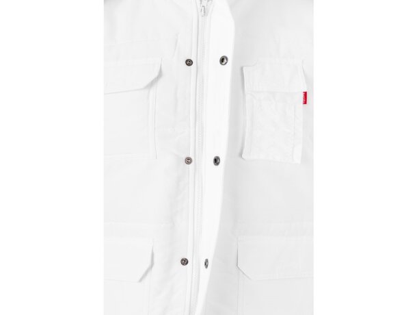 Chaleco acolchado multibolsillos Vl Mefitis poliéster 220 g/m² Blanco detalle 24