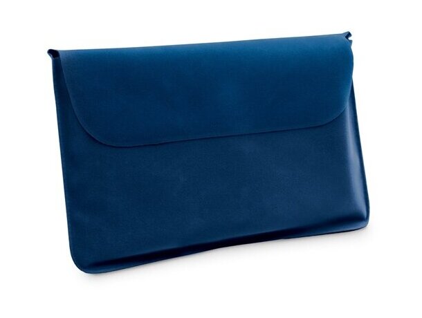 Almohadilla de viaje personalizado con funda azul