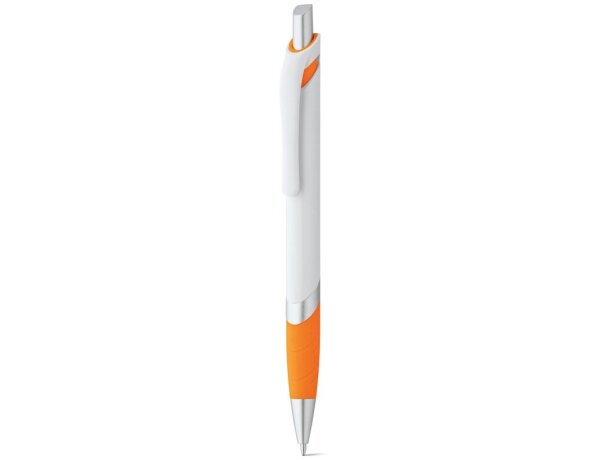 Bolígrafo con antideslizante MOLLA. Naranja detalle 1