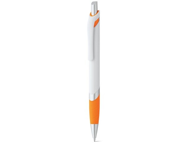 Bolígrafo con nombre antideslizantes tinta azul Hi!dea Naranja detalle 1