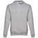 Sudadera unisex con capucha phoenix en algodón y poliéster Gris claro matizado detalle 8