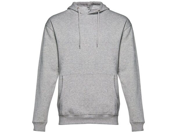 Sudadera unisex con capucha phoenix en algodón y poliéster Gris claro matizado detalle 8