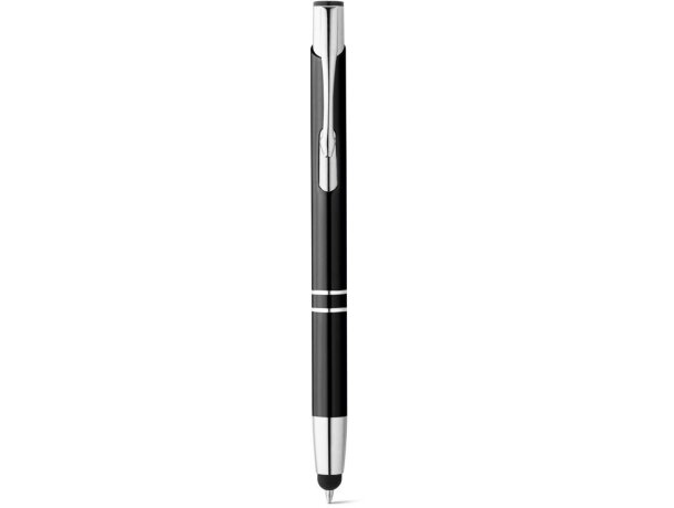 Bolígrafo Beta Touch de aluminio Negro detalle 6