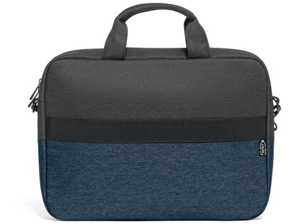 Bolso Genoa para portátil 15 pulgadas en poliéster reciclado 600D Azul detalle 8