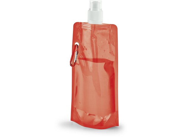 Botella Kwill plegable 460 mL personalizada roja