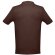 Polo Adam de algodón piqué cardado con cuello canalé Castaño oscuro detalle 39