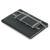 Bloc de Notas en polipiel gris claro personalizado Bloc de Notas en polipiel gris claro personalizado