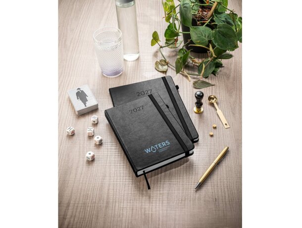 Agenda b5 waters en pu al agua con papel fsc certificado detalle 4