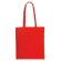 Bolsa 100% algodón de colores rojo barata