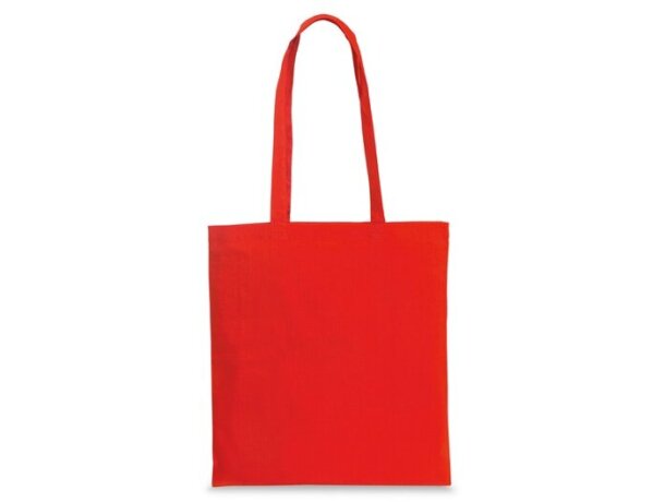 Bolsa 100% algodón de colores rojo barata