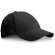 Gorra con hebilla de metal en algodón negra barata