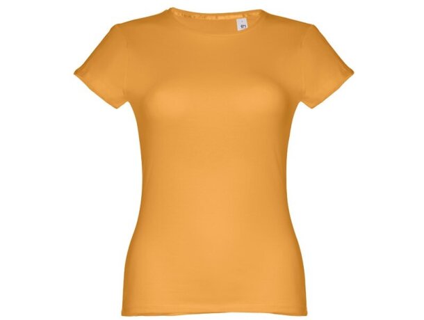 Camisetas manga corta corte entallado de algodón 150 g/m2 Thc Sofia Amarillo oscuro detalle 51