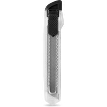 Cutter de hoja fina sencillo negro barata